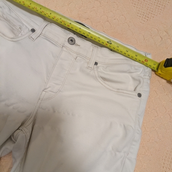 Bundle 2/$40 PAIGE Cream Skinny Jeans Size 33 - Picture 7 of 12
